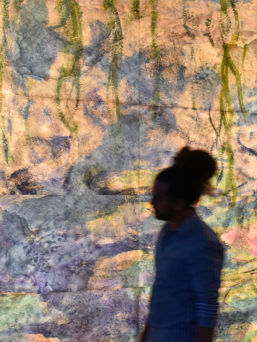 Modèle - Monet, Nymphéas VIII, 400 x 160 cm