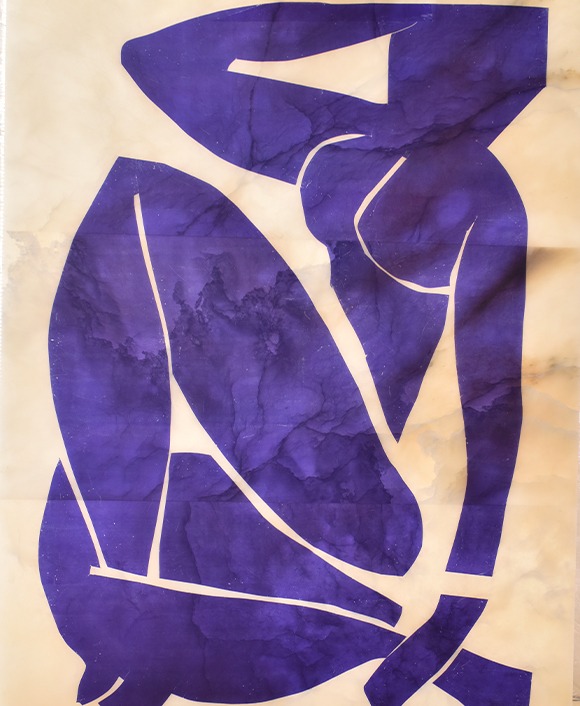 Modèle - H.Matisse, Nu bleu III, 150 x 100 cm 